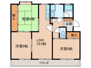 アーバンハイツ春日井の物件間取画像